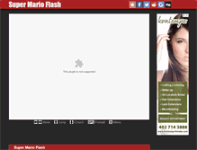 Tablet Screenshot of mario-flash.com